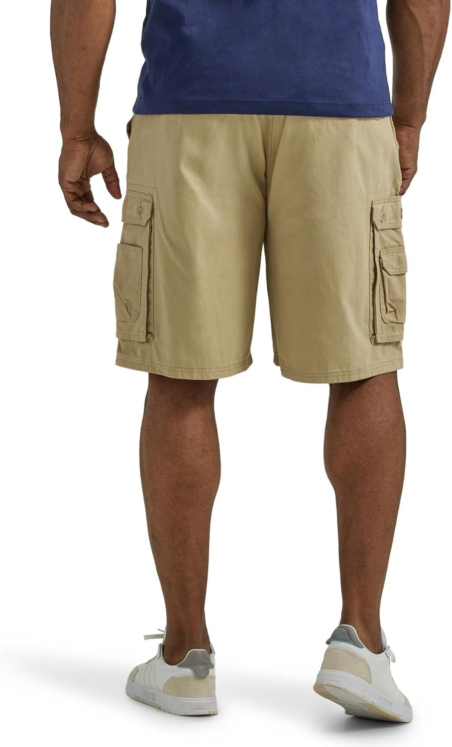 imageLee Mens Big amp Tall New Belted Wyoming Cargo ShortBuff