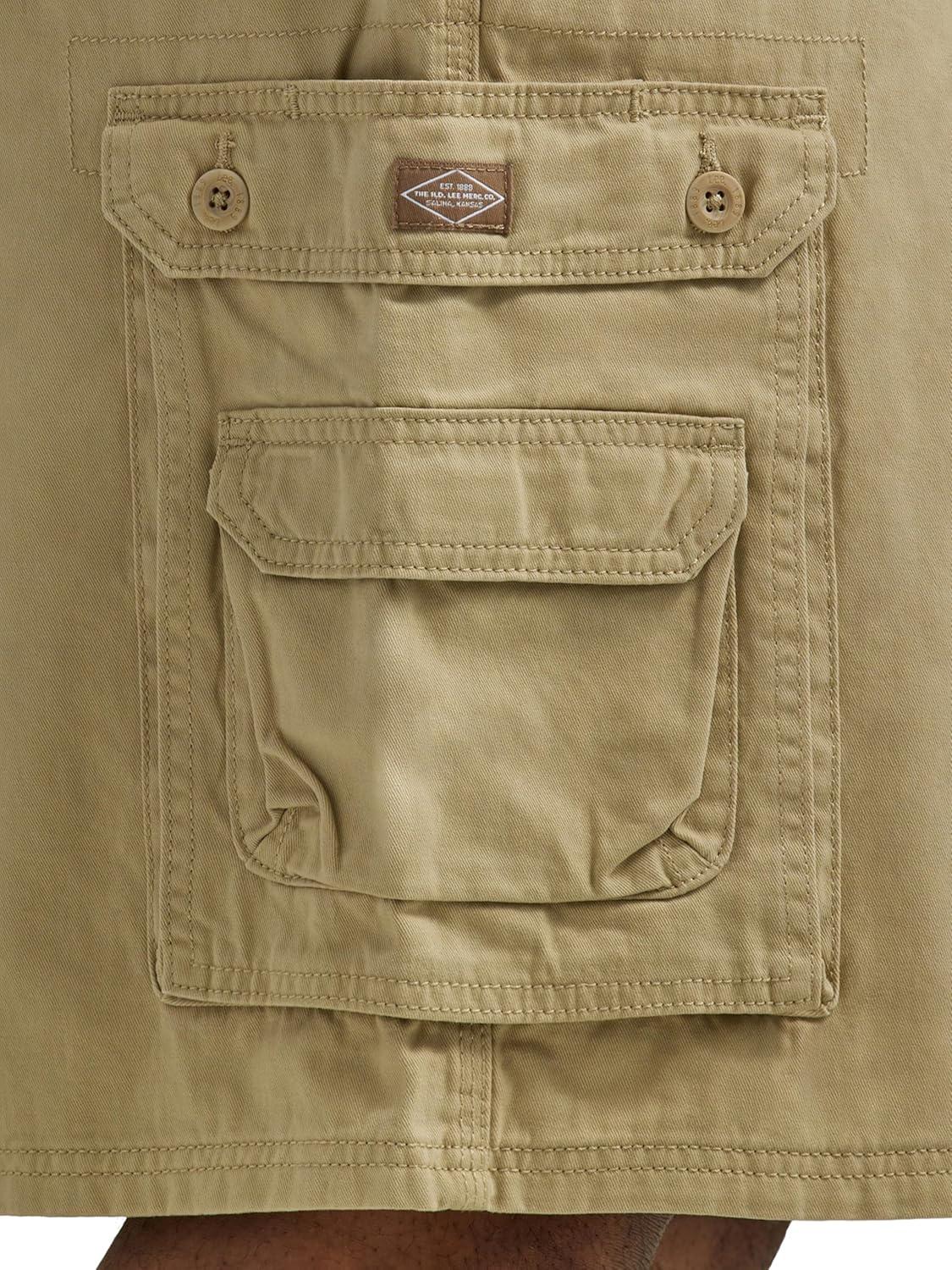 imageLee Mens Big amp Tall New Belted Wyoming Cargo ShortBuff