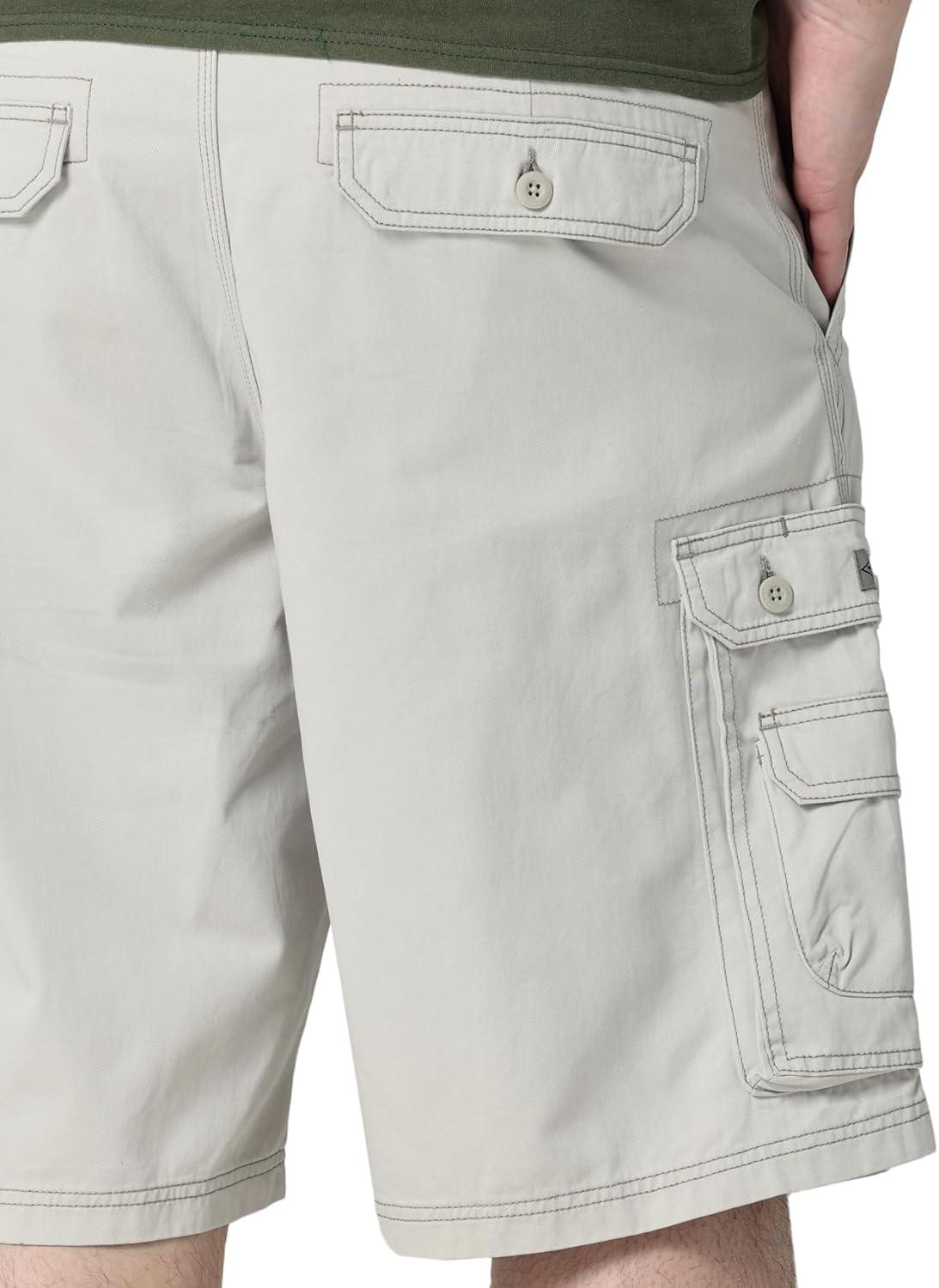 imageLee Mens Big amp Tall New Belted Wyoming Cargo ShortCadet Light Gray