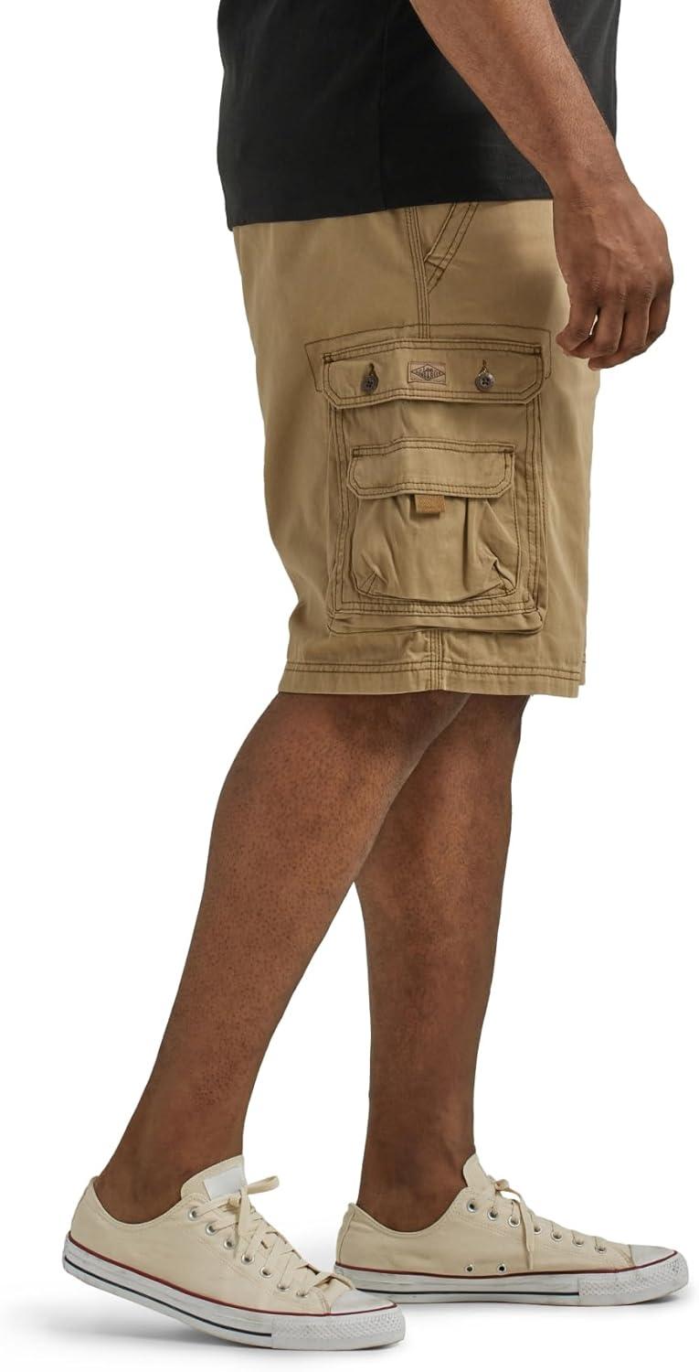 imageLee Mens Big amp Tall New Belted Wyoming Cargo ShortWarm Bronze