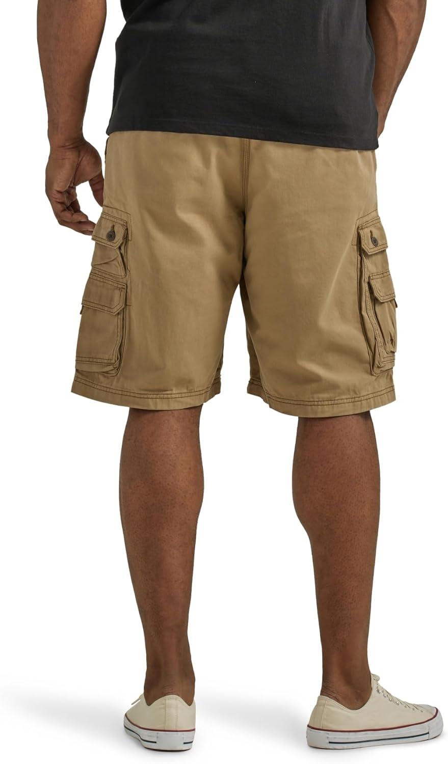 imageLee Mens Big amp Tall New Belted Wyoming Cargo ShortWarm Bronze