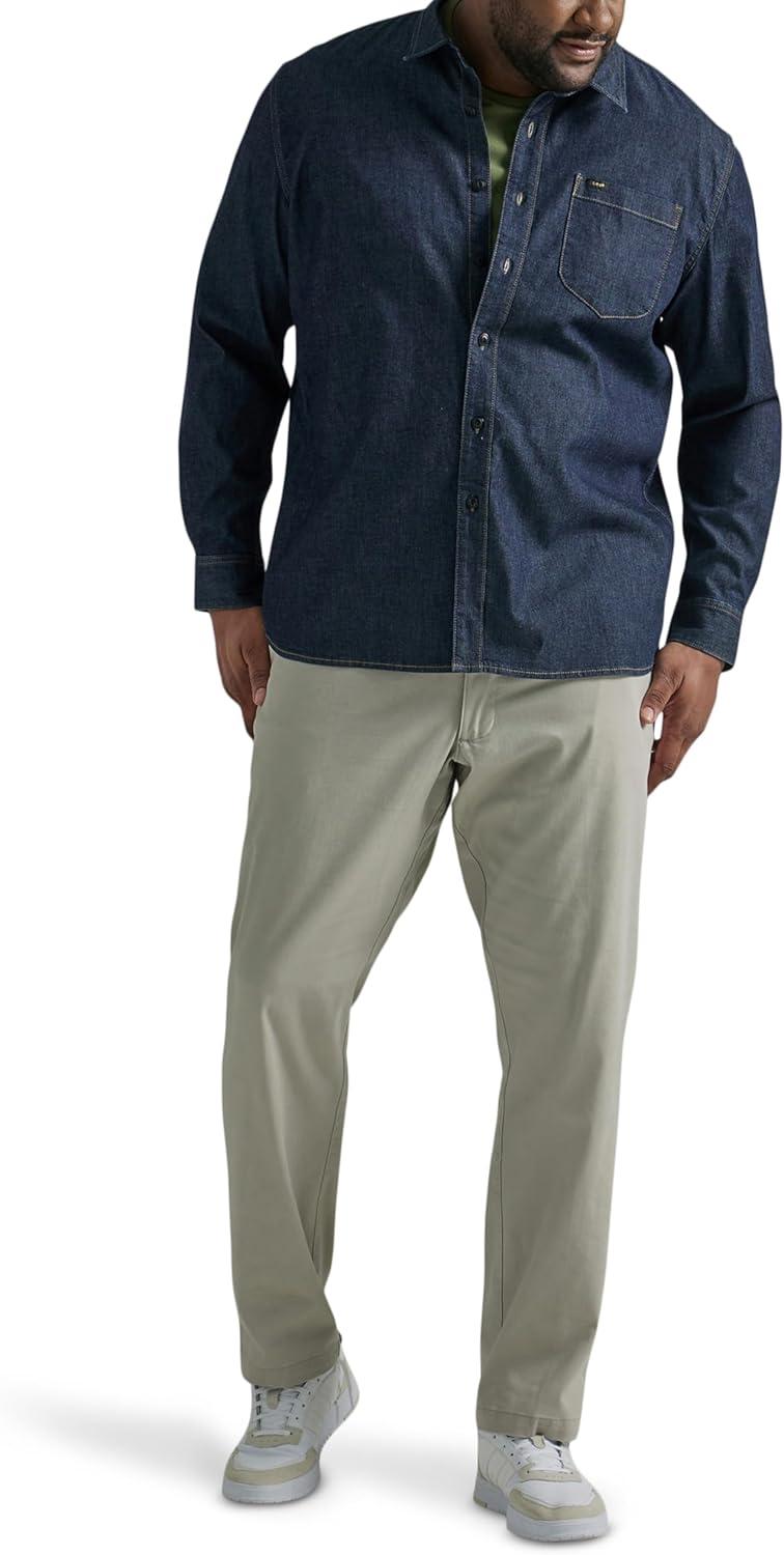 imageLee Mens Big amp Tall Performance Series Extreme Comfort Relaxed PantDove