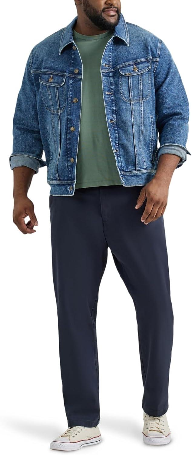 imageLee Mens Big amp Tall Performance Series Extreme Comfort Relaxed PantNavy