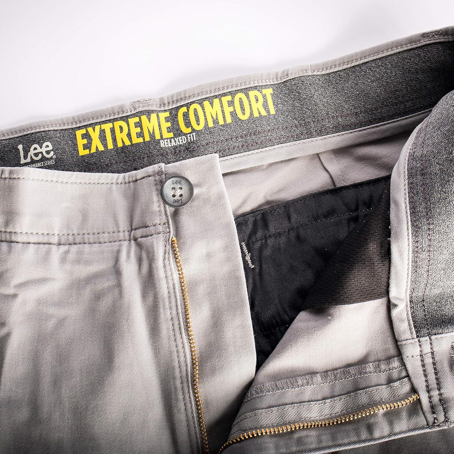 imageLee Mens Big amp Tall Performance Series Extreme Comfort Relaxed PantThunder