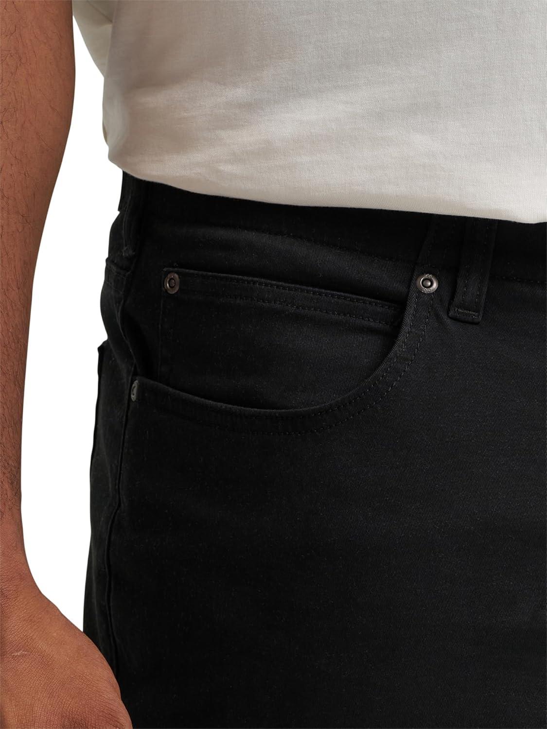 imageLee Mens Big amp Tall Performance Series Extreme Motion Straight Fit Tapered Leg JeanBlack