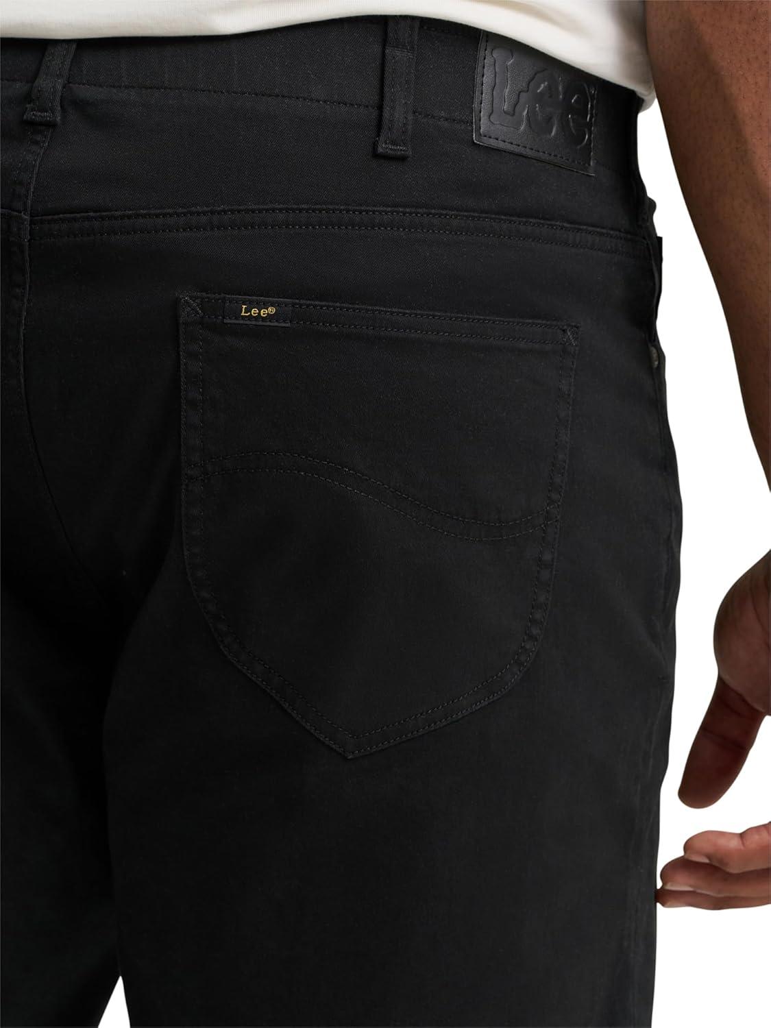imageLee Mens Big amp Tall Performance Series Extreme Motion Straight Fit Tapered Leg JeanBlack