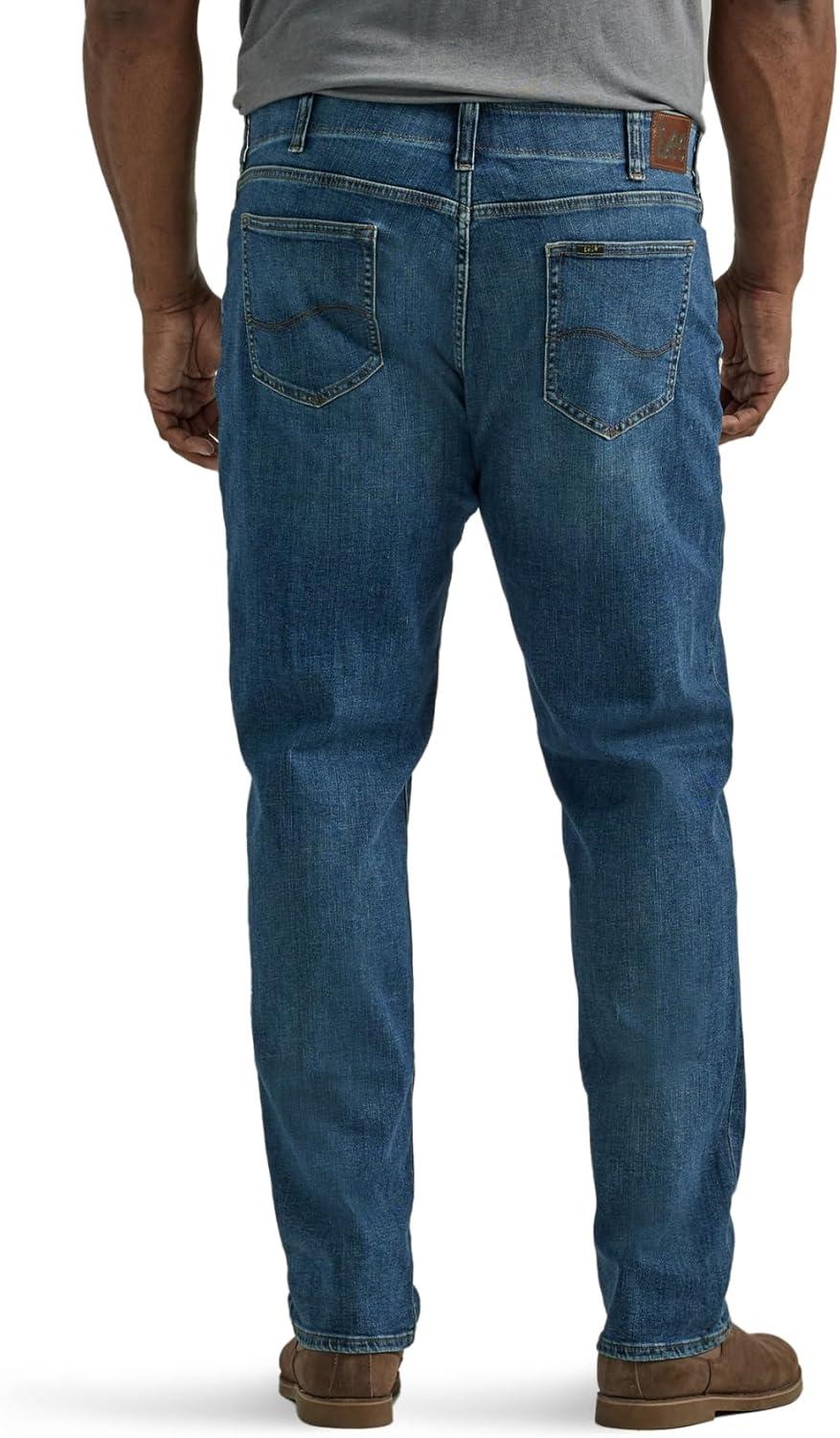 imageLee Mens Big amp Tall Performance Series Extreme Motion Straight Fit Tapered Leg JeanMaddox