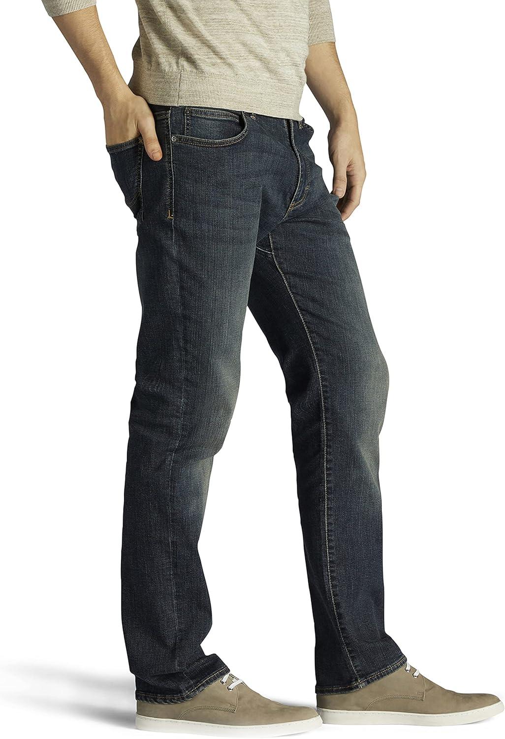 imageLee Mens Big amp Tall Performance Series Extreme Motion Straight Fit Tapered Leg JeanMaverick