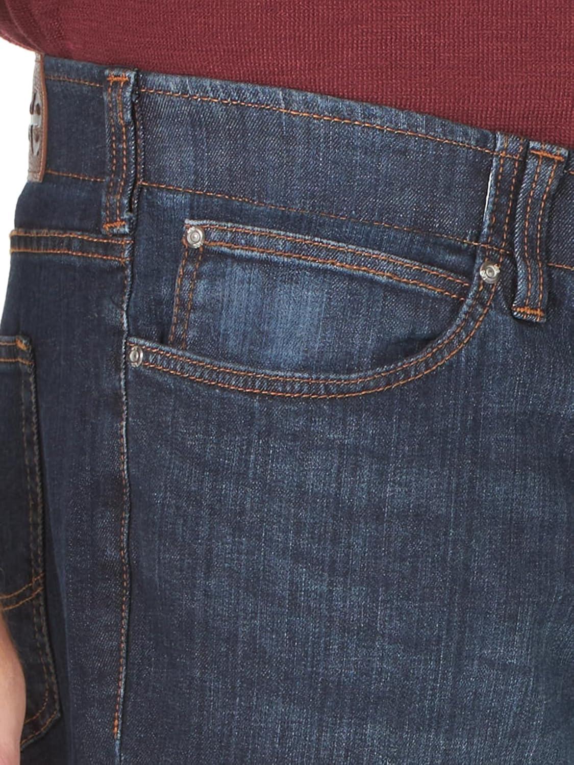 imageLee Mens Big amp Tall Performance Series Extreme Motion Straight Fit Tapered Leg JeanNight Owl