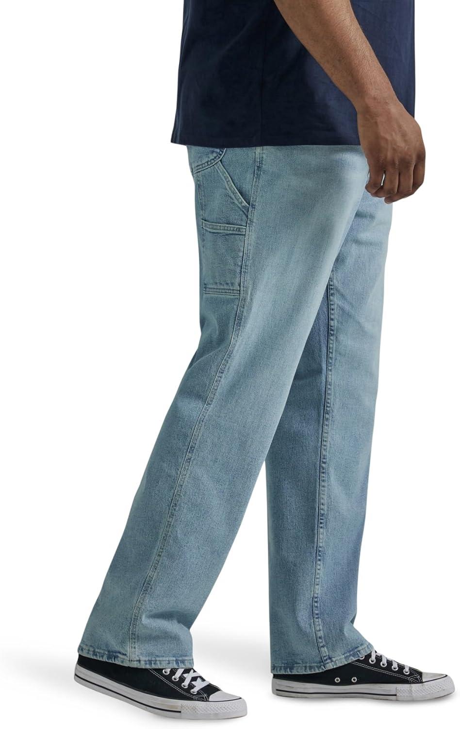 imageLee Mens Big and Tall Legendary Workwear Carpenter JeanUnion Fade