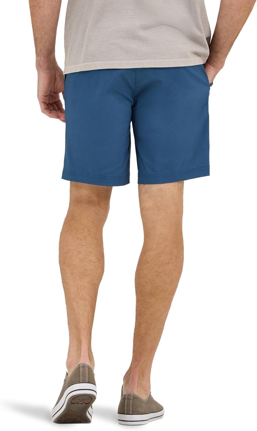 imageLee Mens Extreme Motion 7 Flat Front ShortOrion Blue