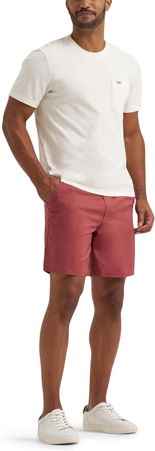 imageLee Mens Extreme Motion 7 Flat Front ShortPunch