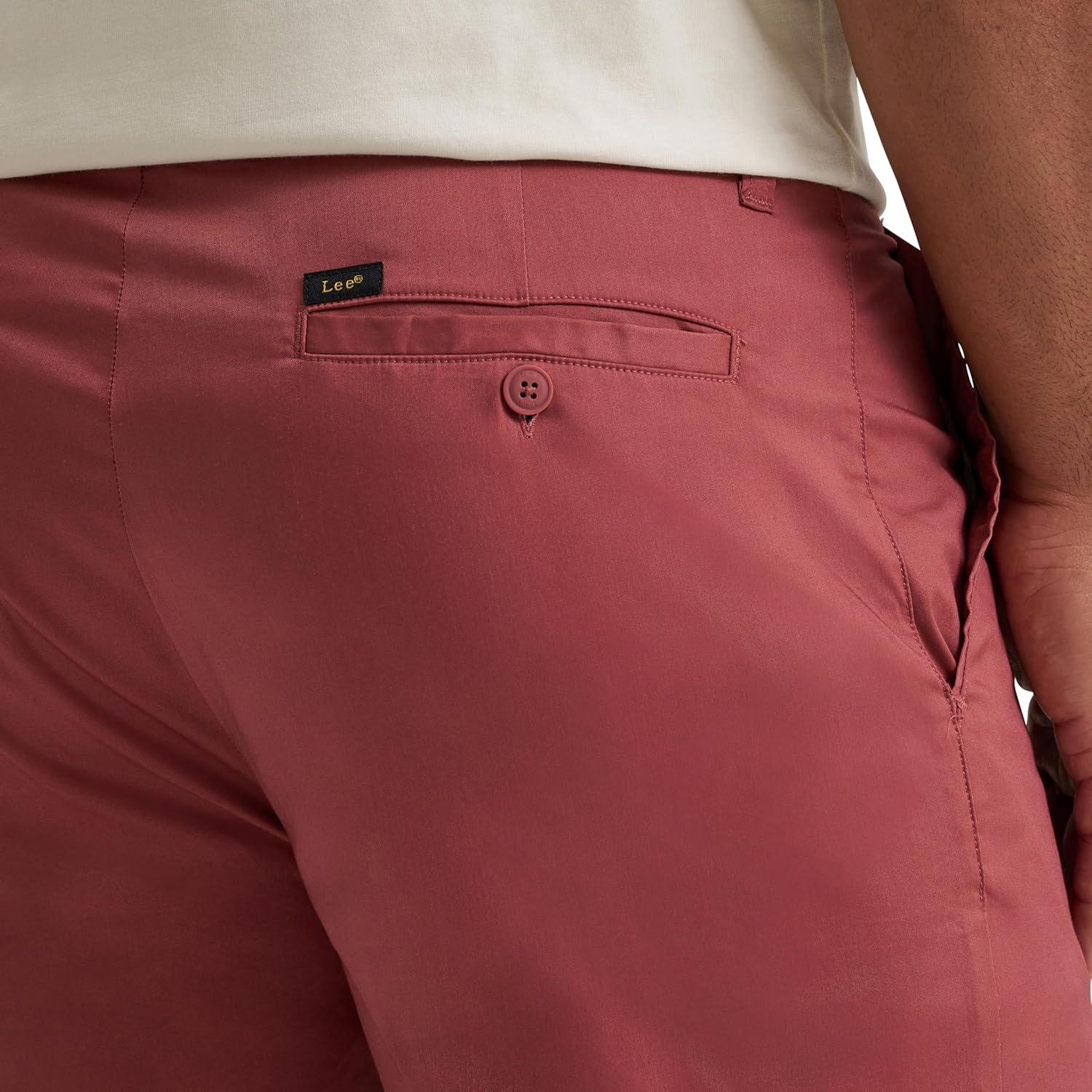 imageLee Mens Extreme Motion 7 Flat Front ShortPunch