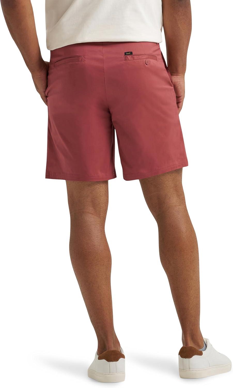 imageLee Mens Extreme Motion 7 Flat Front ShortPunch