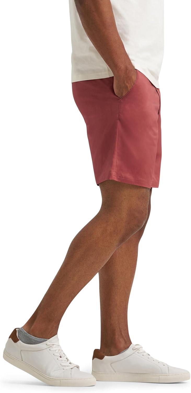 imageLee Mens Extreme Motion 7 Flat Front ShortPunch