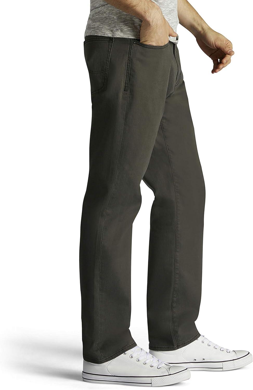 imageLee Mens Extreme Motion Athletic Taper JeanDark Gray