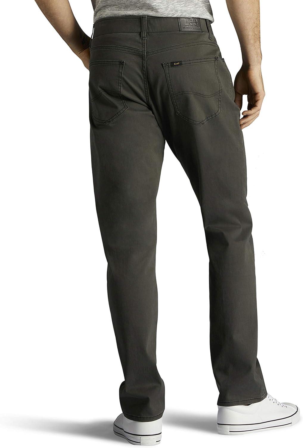 imageLee Mens Extreme Motion Athletic Taper JeanDark Gray