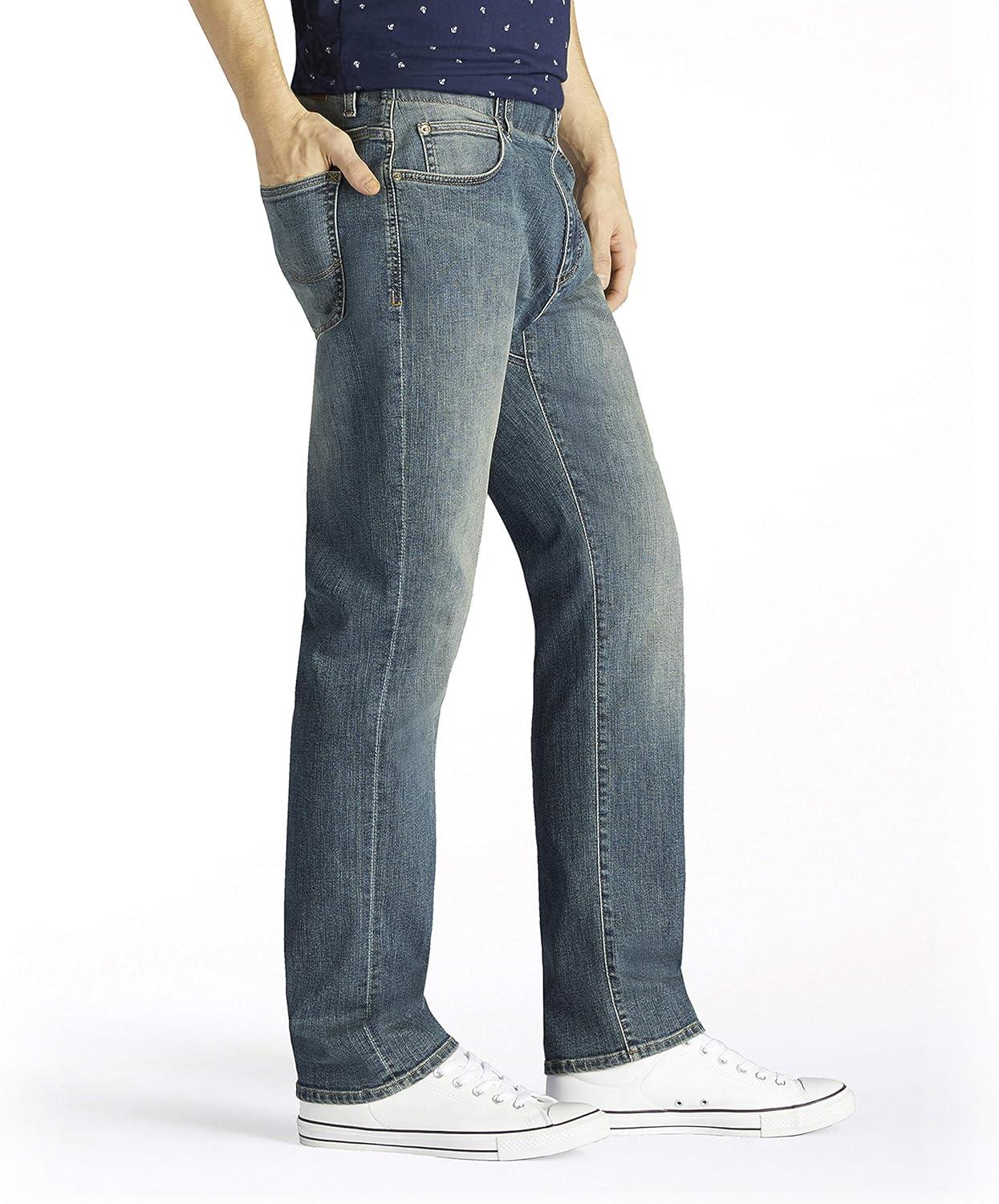 imageLee Mens Extreme Motion Athletic Taper JeanMega