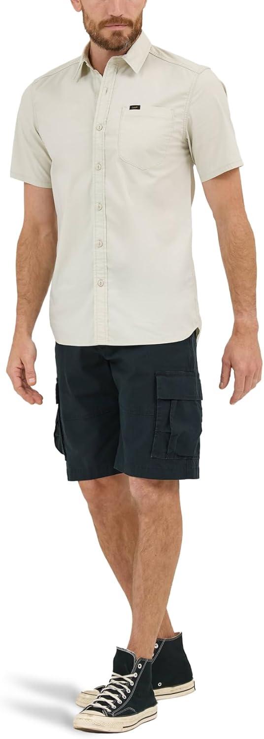 imageLee Mens Extreme Motion Carolina Cargo ShortBlack Ripstop