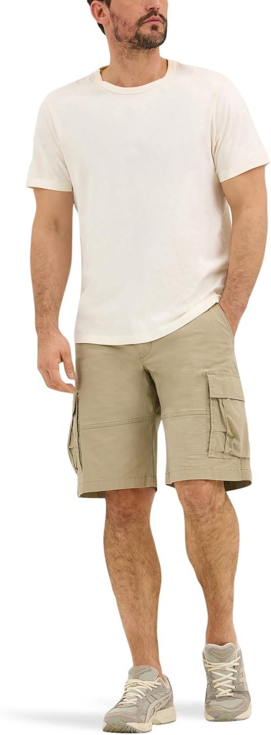 imageLee Mens Extreme Motion Carolina Cargo ShortKc Khaki Ripstop