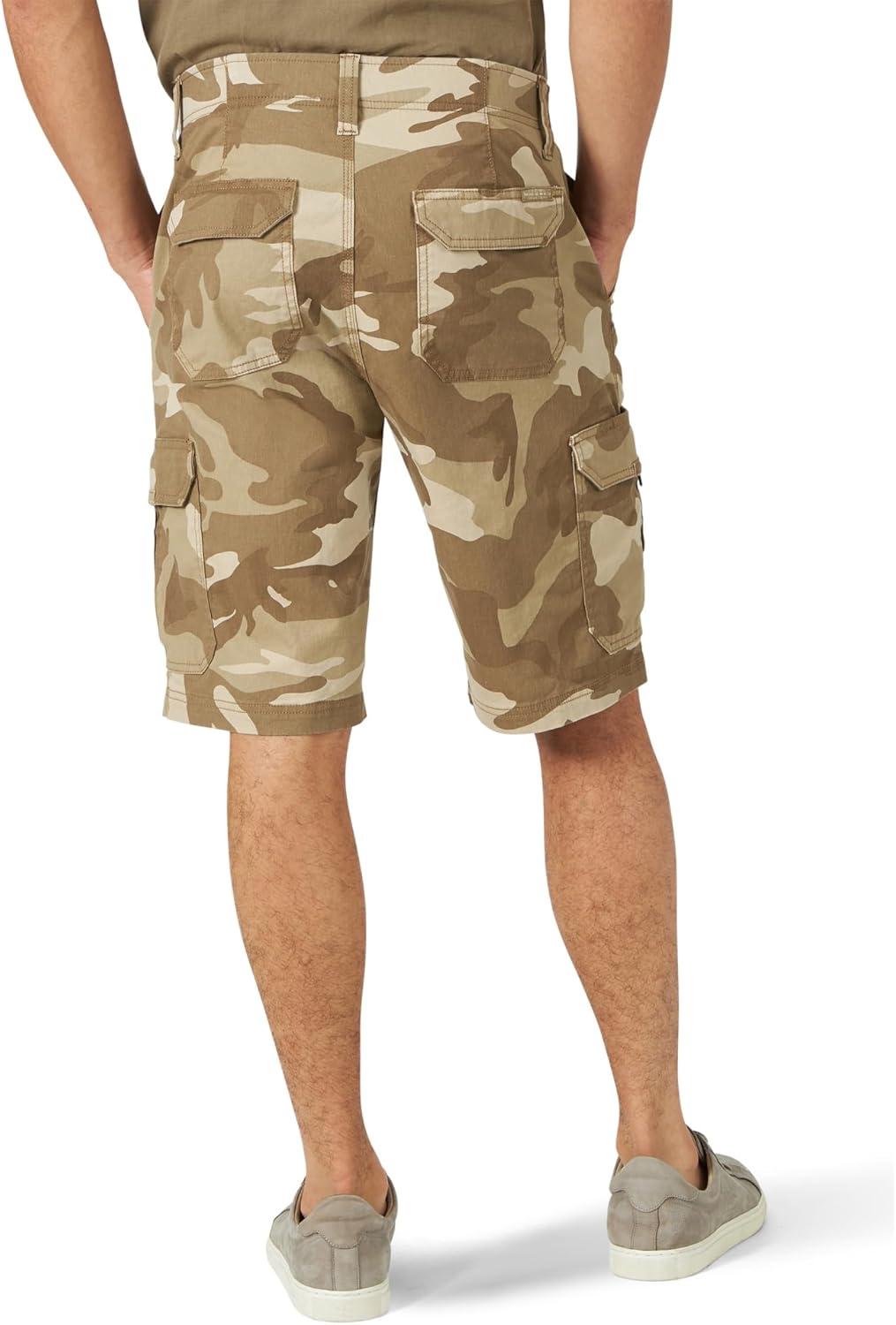 imageLee Mens Extreme Motion Crossroad Cargo ShortMountain Lion Camo