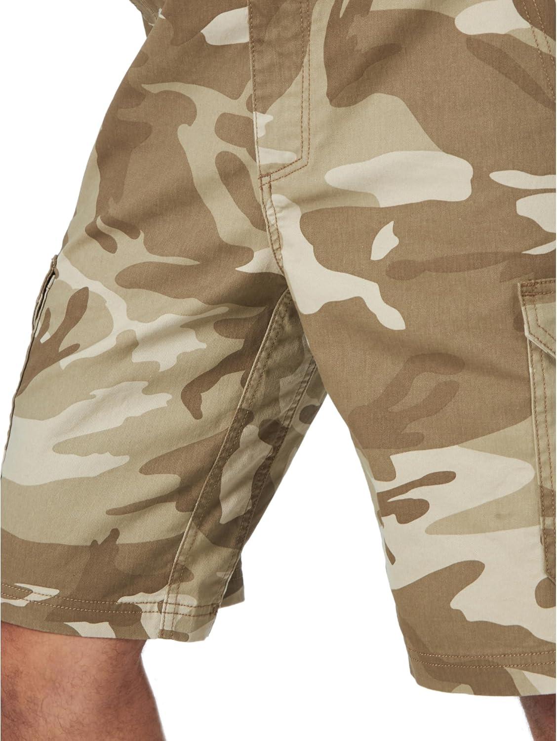 imageLee Mens Extreme Motion Crossroad Cargo ShortMountain Lion Camo