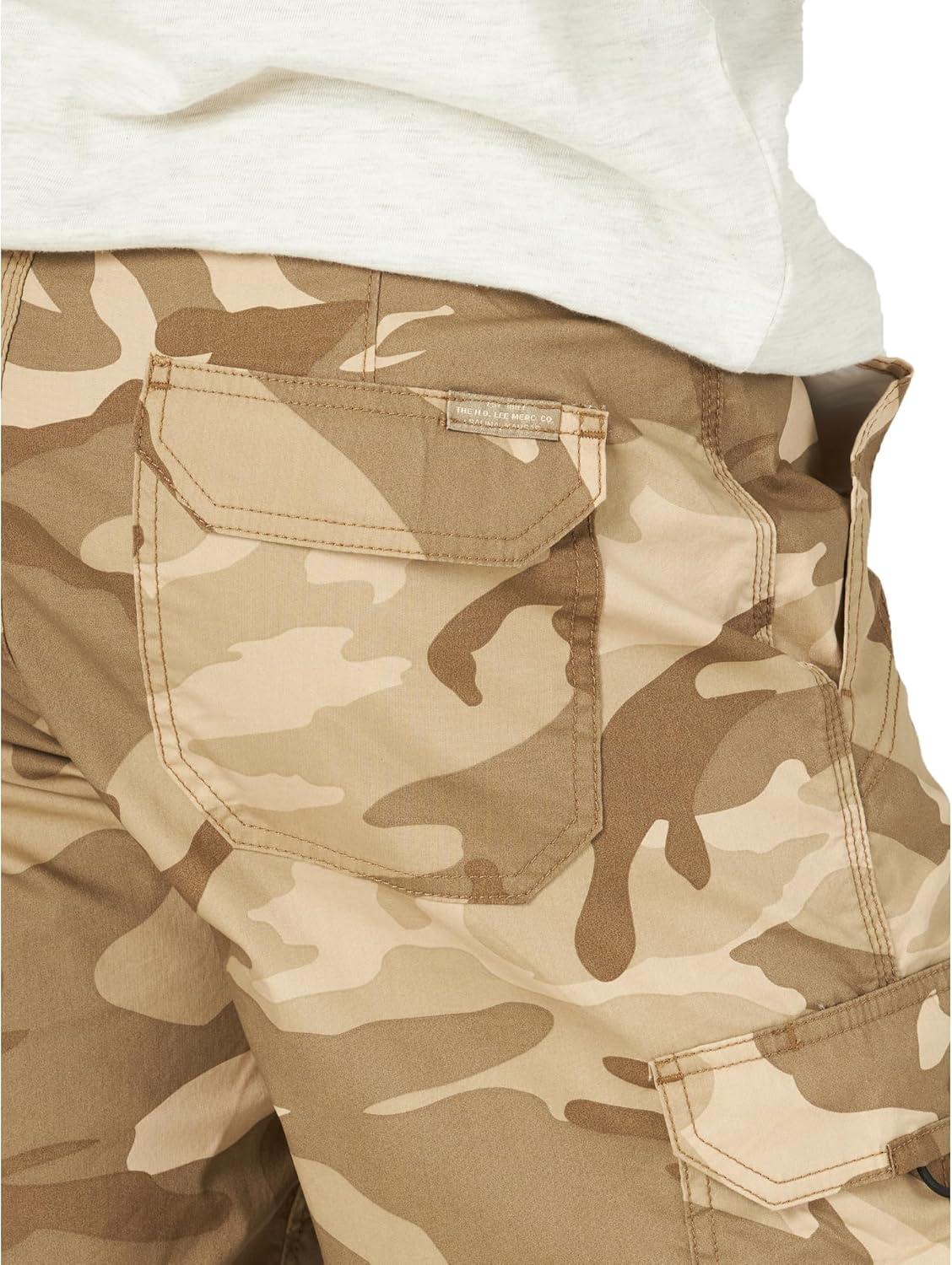 imageLee Mens Extreme Motion Crossroad Cargo ShortNew Mountain Lion Camo