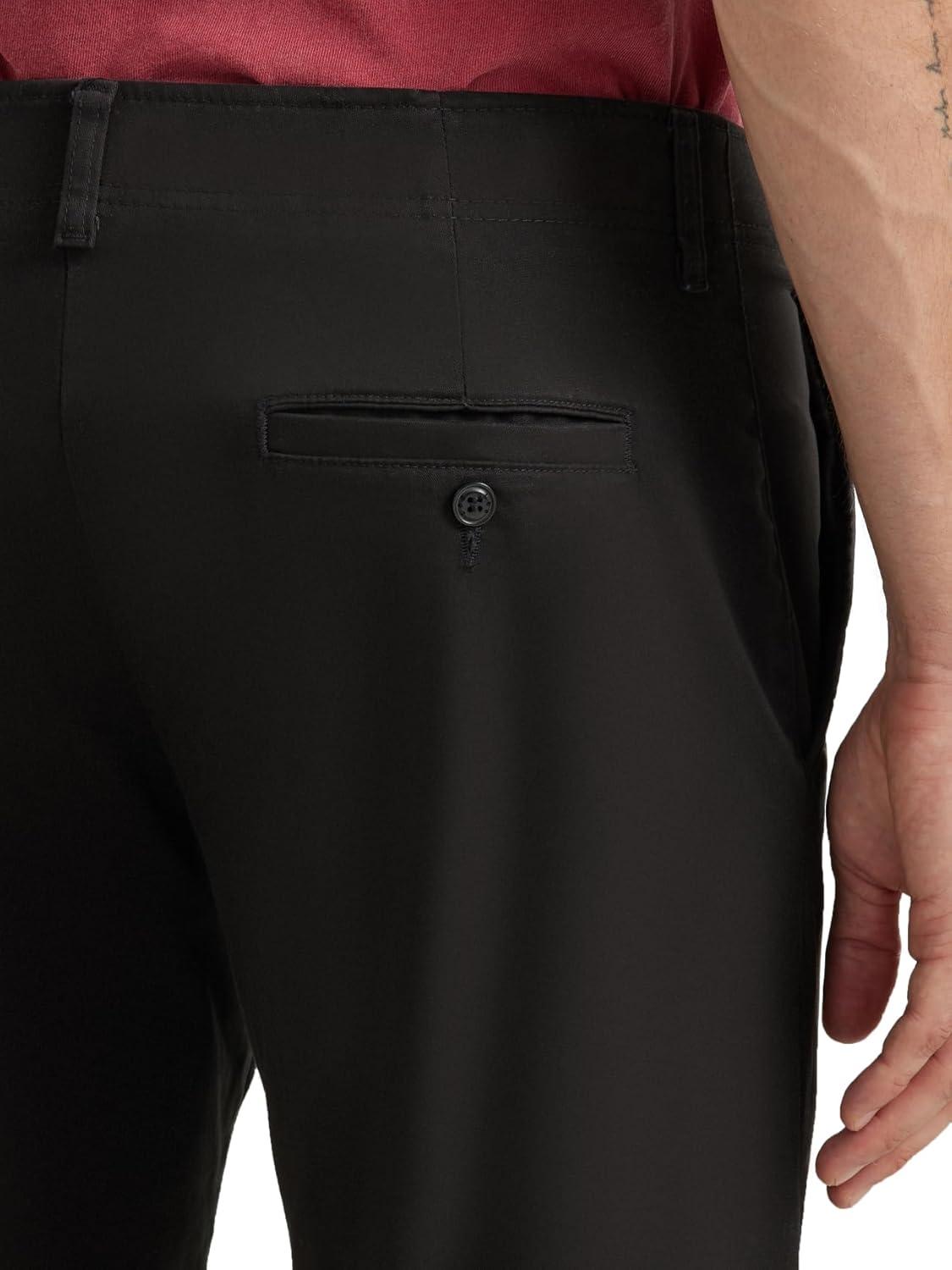 imageLee Mens Extreme Motion Flat Front Regular Straight PantBlack