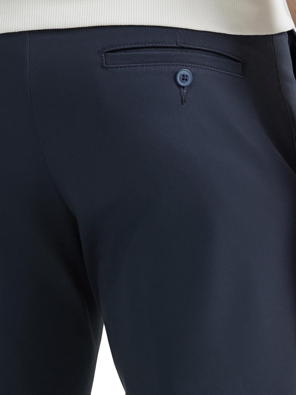 imageLee Mens Extreme Motion Flat Front Regular Straight PantNavy