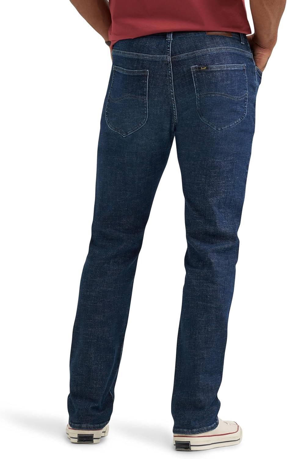 imageLee Mens Extreme Motion Regular Straight Jean with Cool TempBlithe