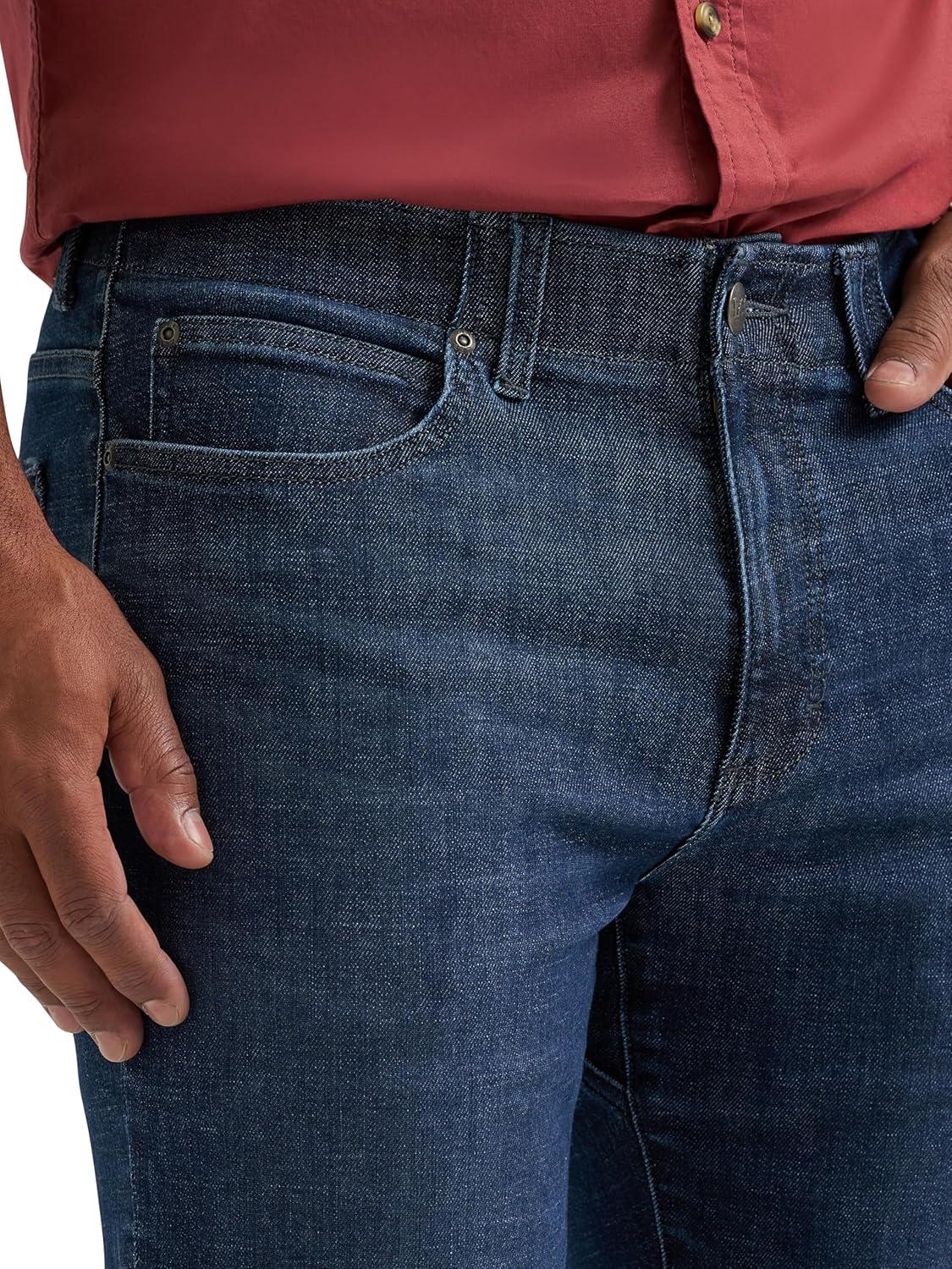imageLee Mens Extreme Motion Regular Straight Jean with Cool TempBlithe