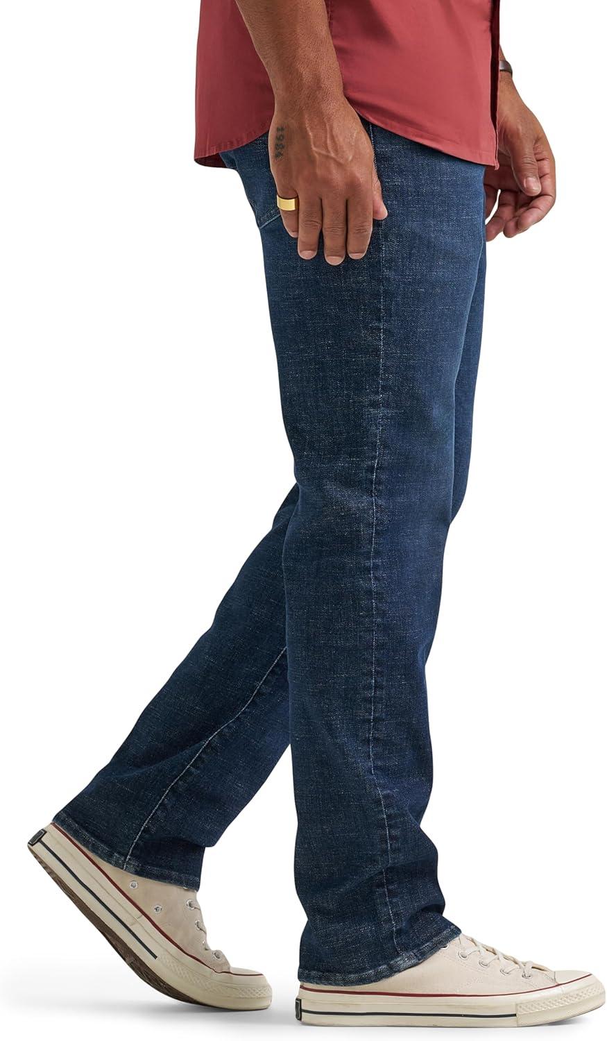 imageLee Mens Extreme Motion Regular Straight Jean with Cool TempBlithe