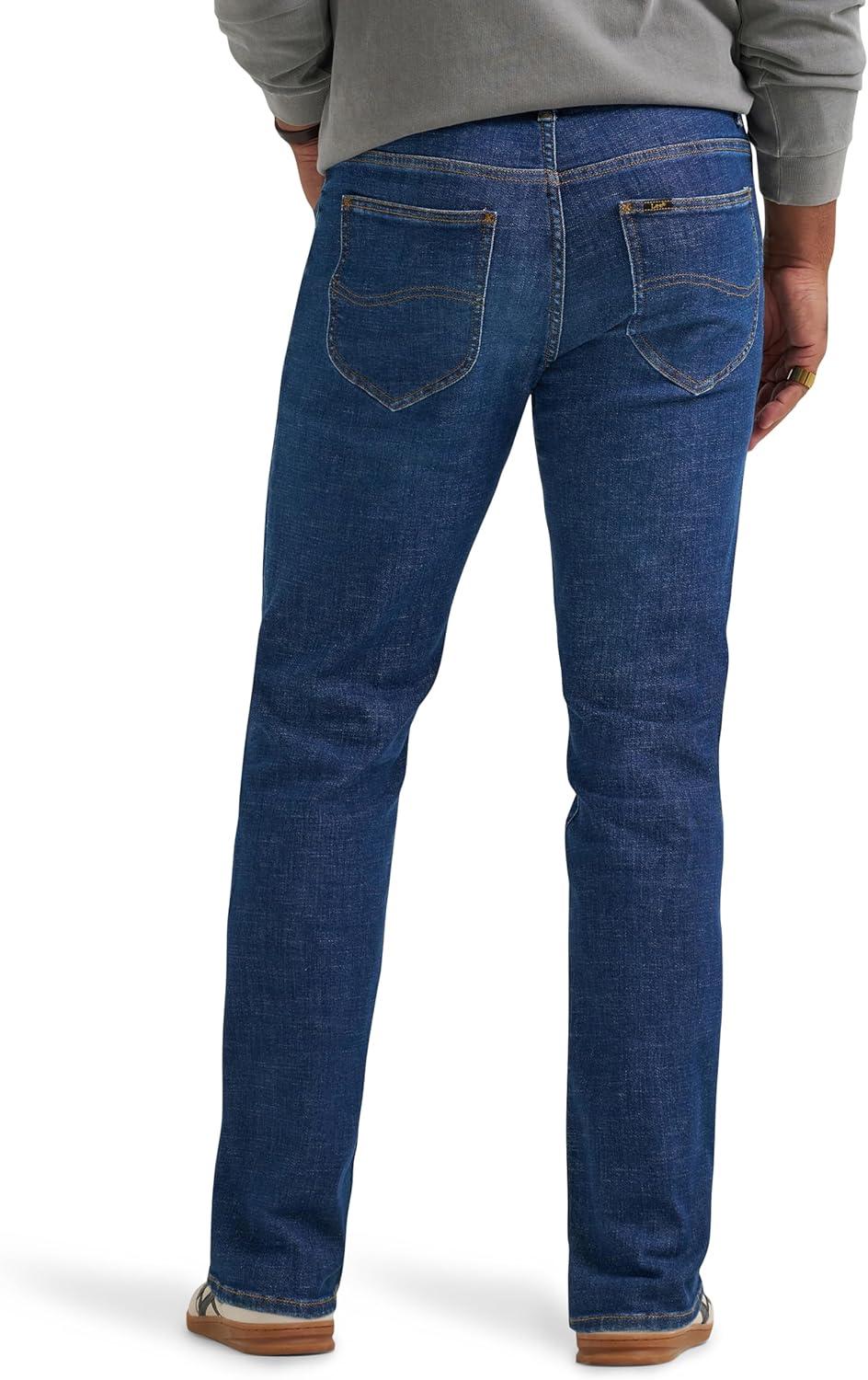imageLee Mens Extreme Motion Regular Straight Jean with Cool TempStronghold