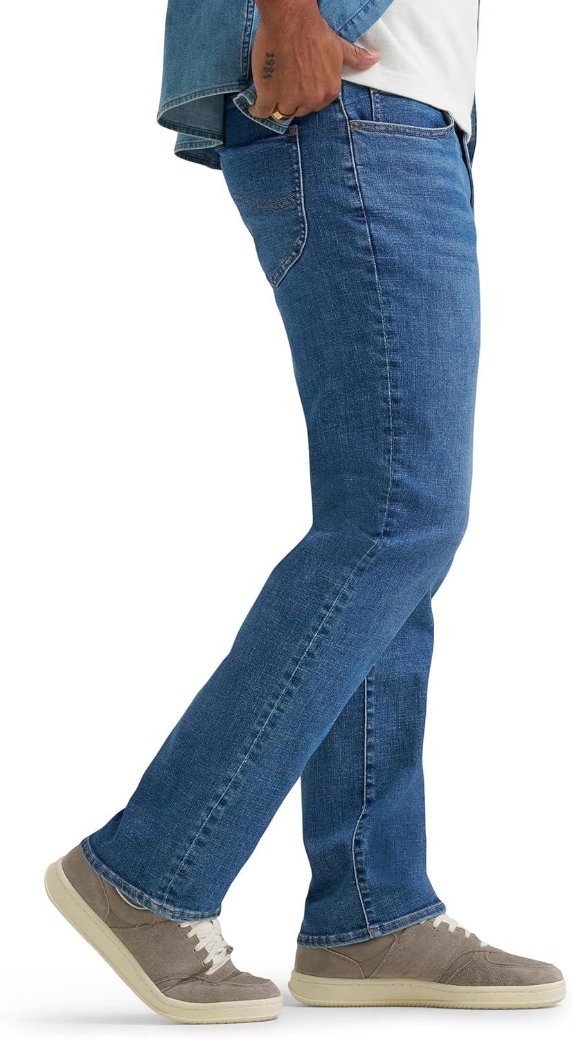 imageLee Mens Extreme Motion Regular Straight Jean with Cool TempZayne