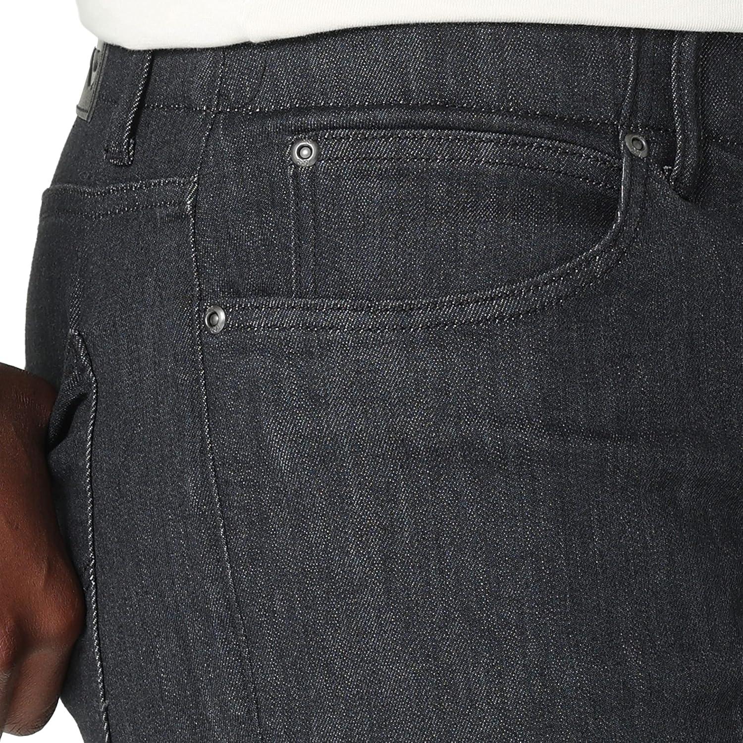 imageLee Mens Extreme Motion Regular Straight JeanBlack