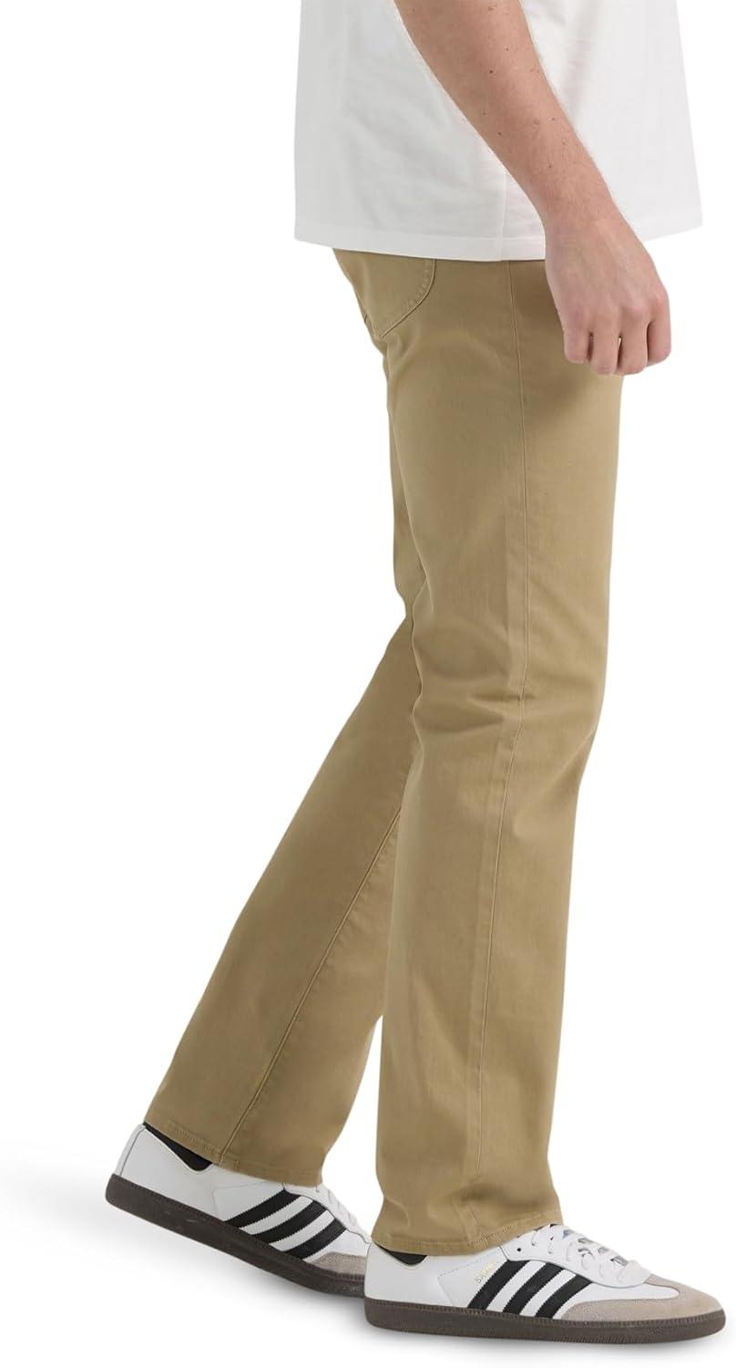imageLee Mens Extreme Motion Regular Straight JeanKansas City Khaki Twill