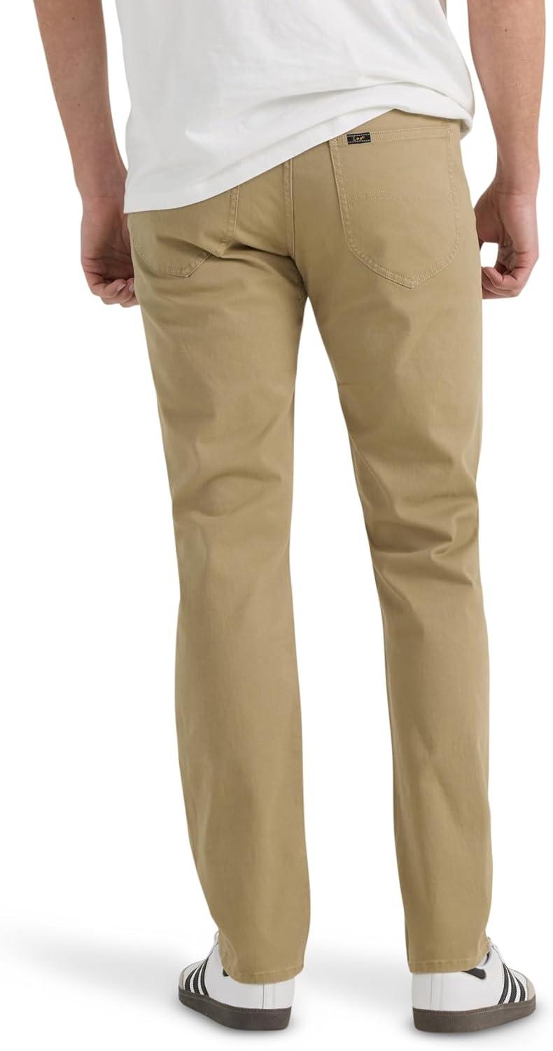 imageLee Mens Extreme Motion Regular Straight JeanKansas City Khaki Twill