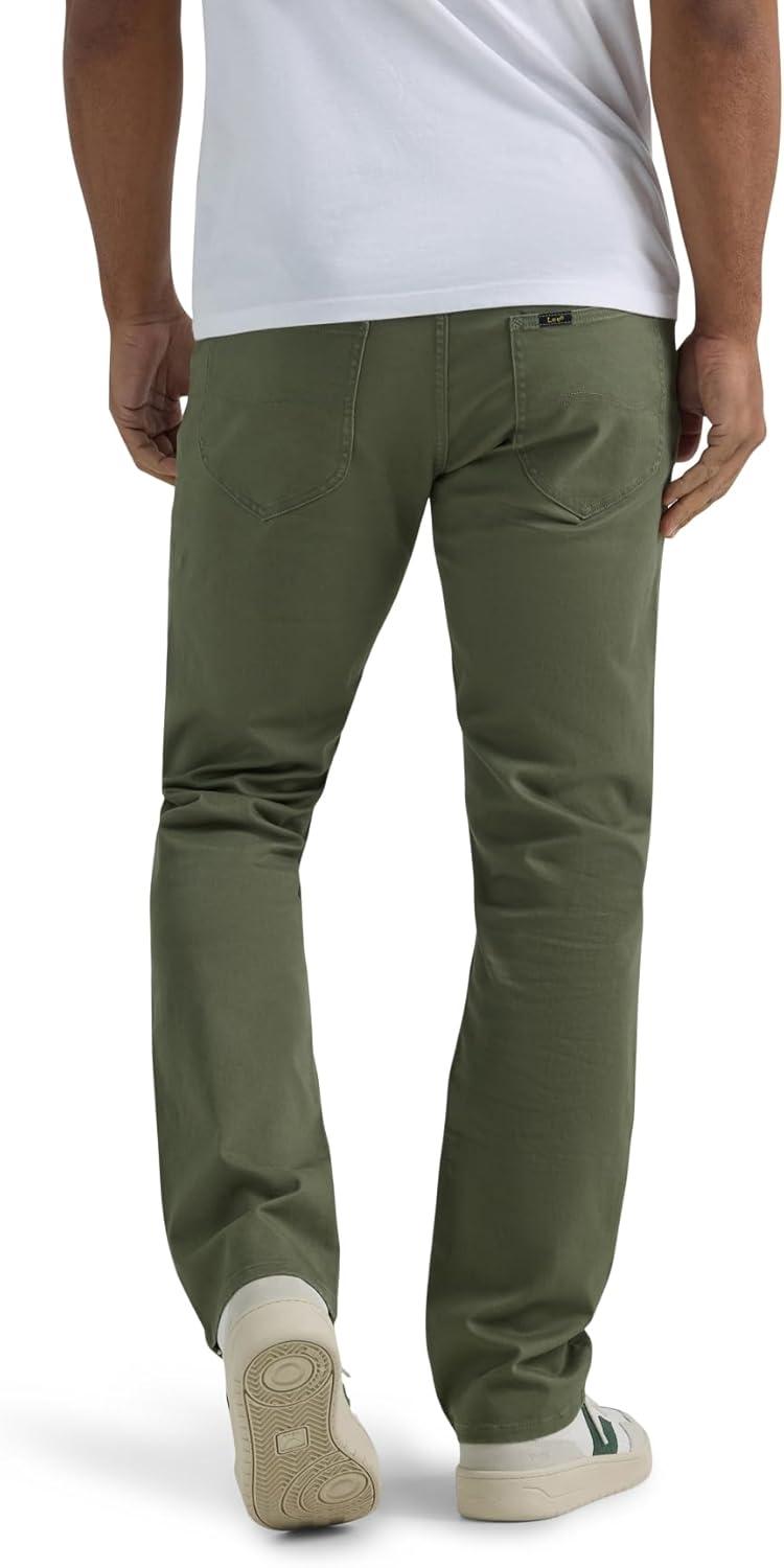 imageLee Mens Extreme Motion Regular Straight JeanOlive Grove Twill