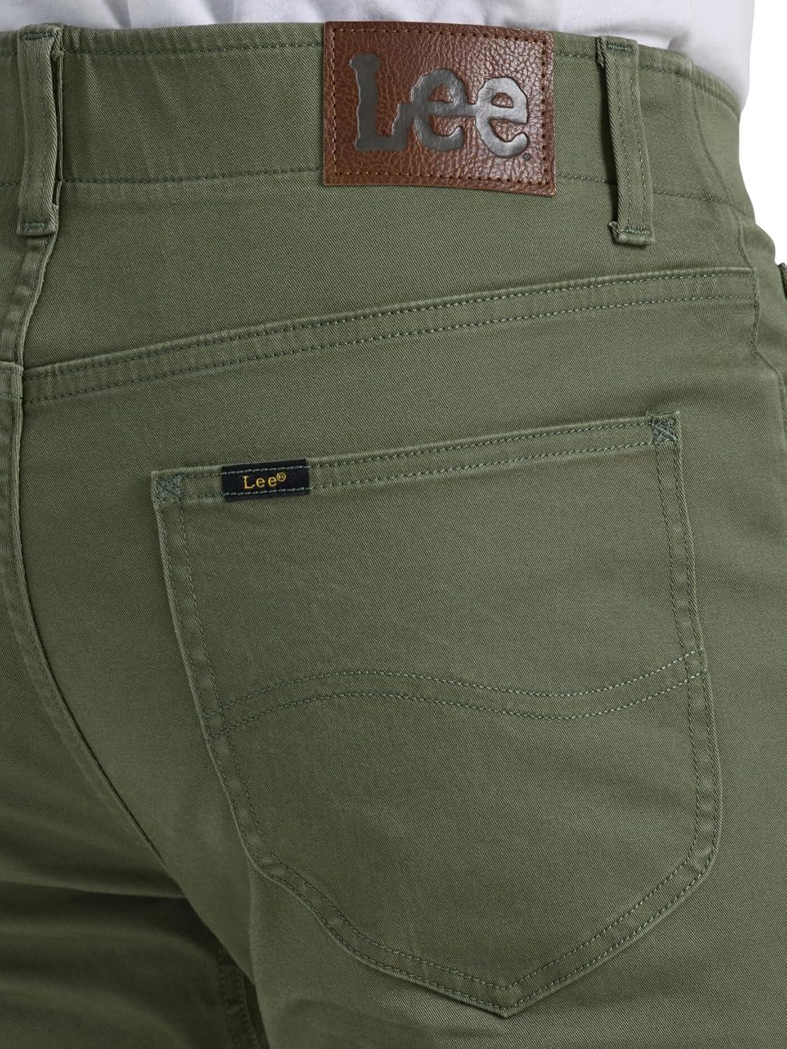 imageLee Mens Extreme Motion Regular Straight JeanOlive Grove Twill