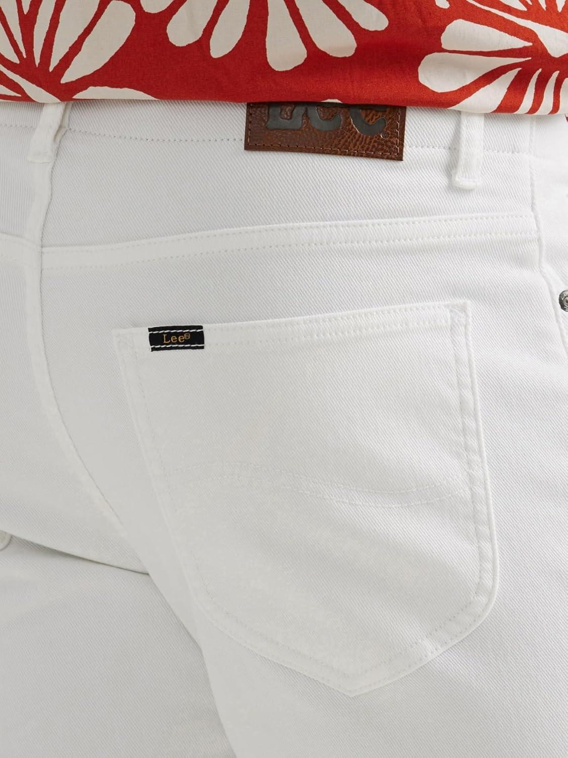 imageLee Mens Extreme Motion Regular Straight JeanWhite