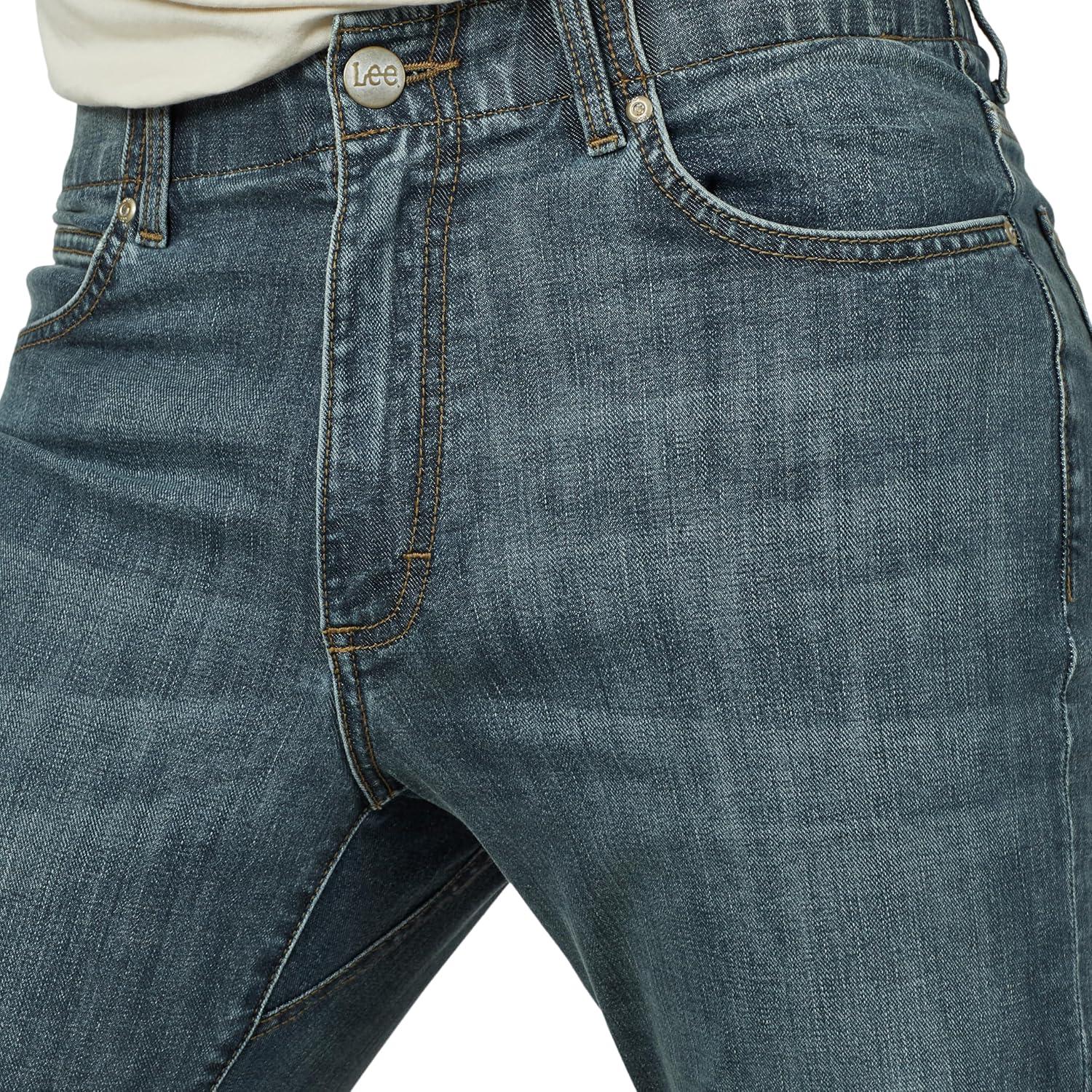 imageLee Mens Extreme Motion Regular Straight JeanWilson