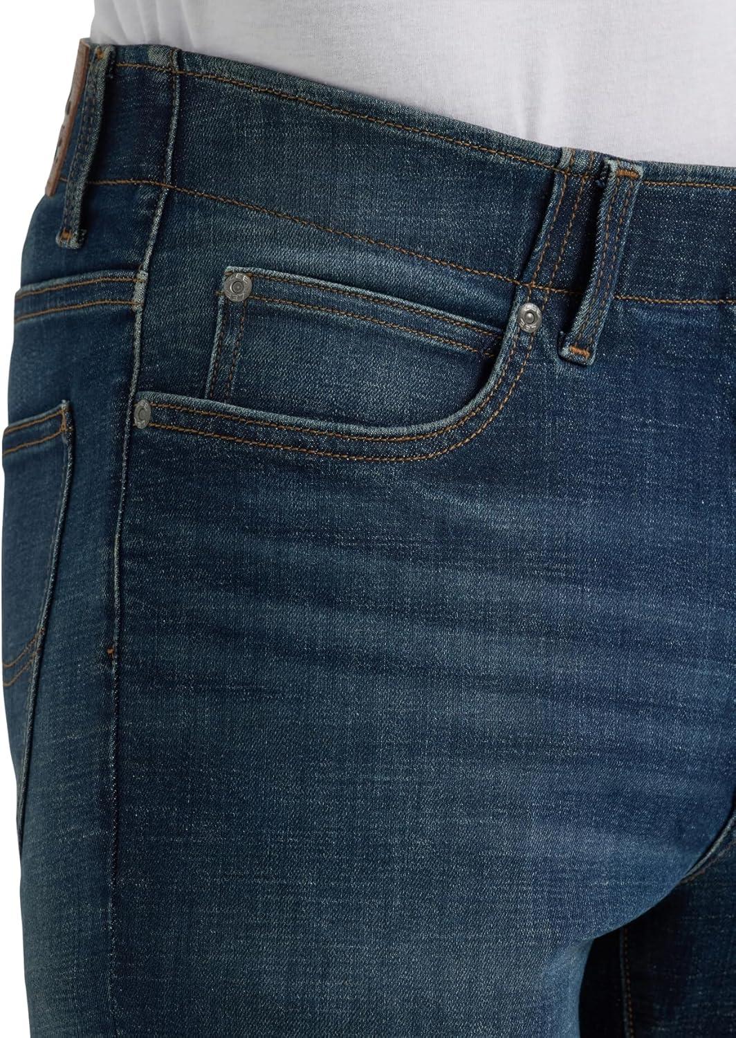 imageLee Mens Extreme Motion Regular Taper JeanAndover