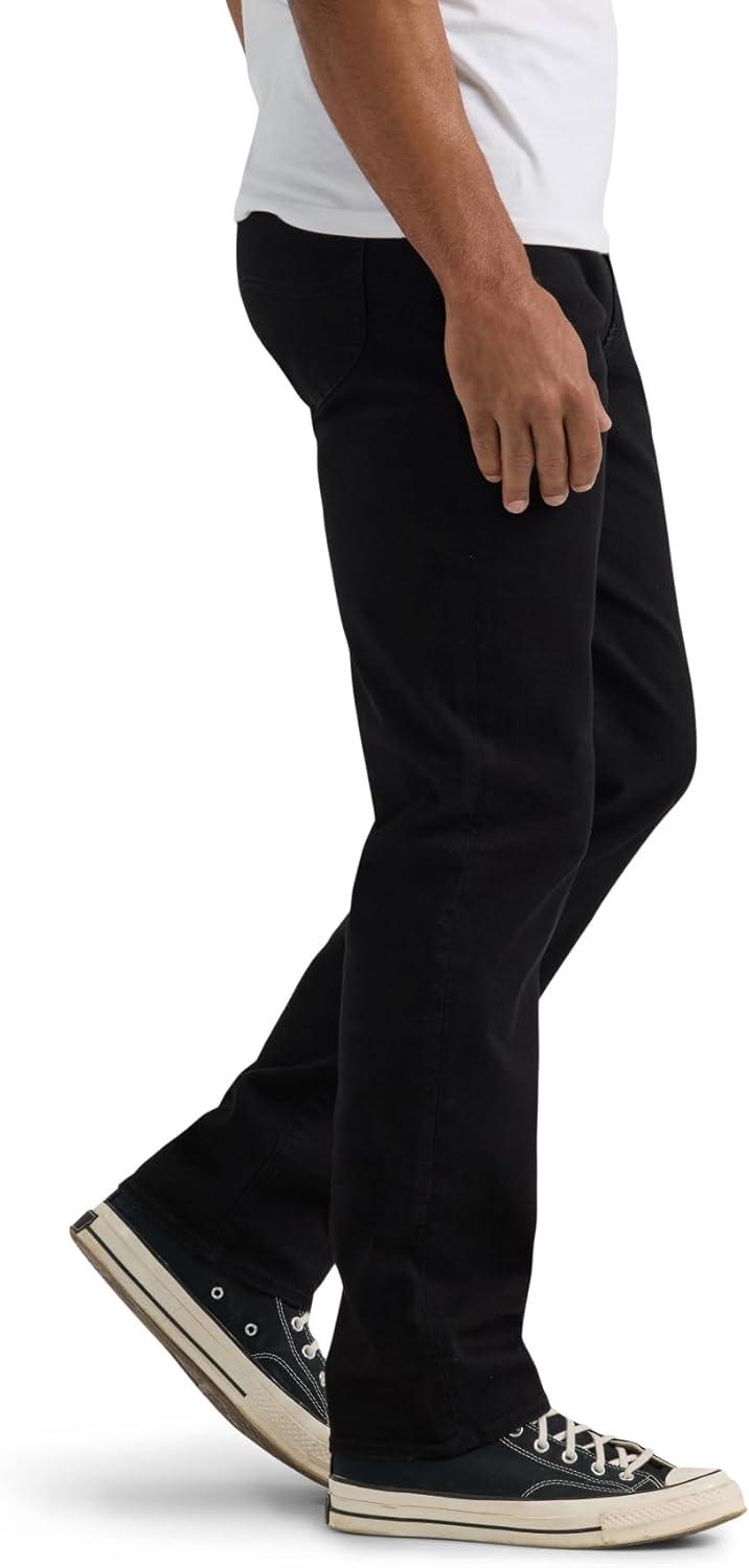 imageLee Mens Extreme Motion Relaxed Straight JeanBlack