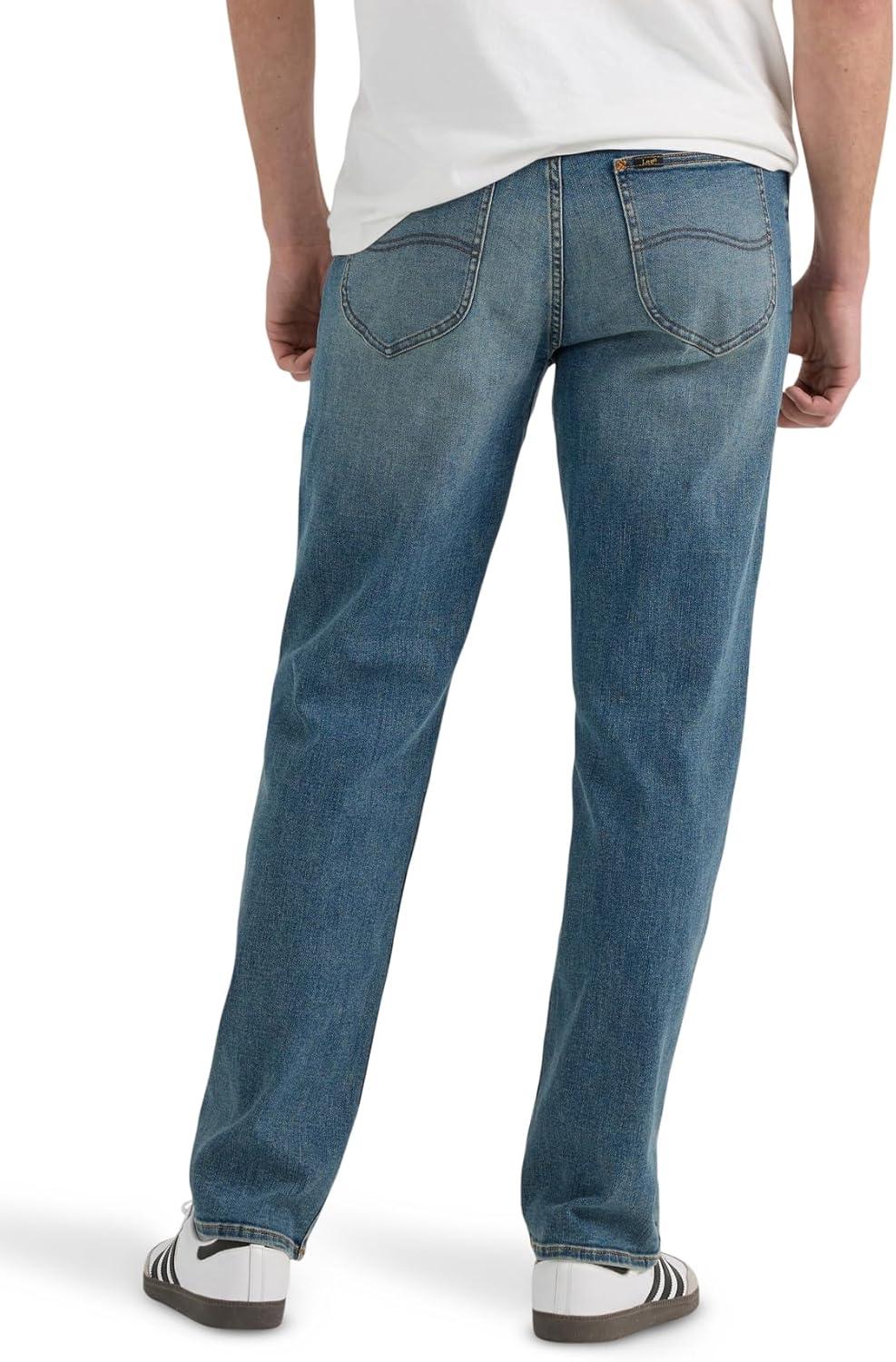 imageLee Mens Extreme Motion Relaxed Straight JeanZone