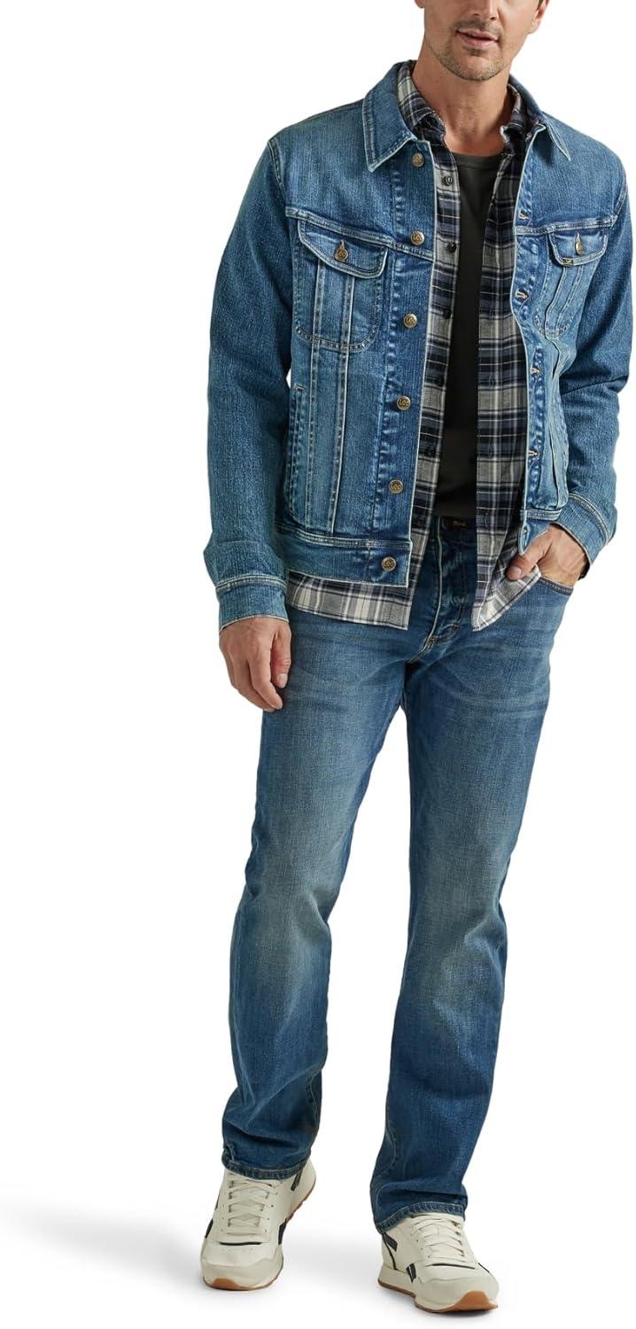 imageLee Mens Extreme Motion Rider JacketCarzi Medium Blue