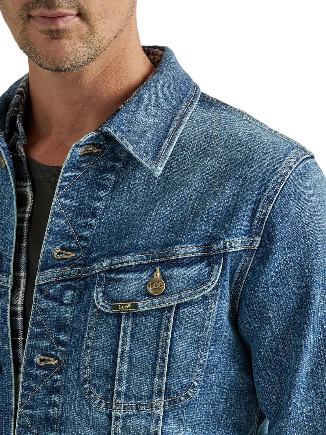 imageLee Mens Extreme Motion Rider JacketCarzi Medium Blue