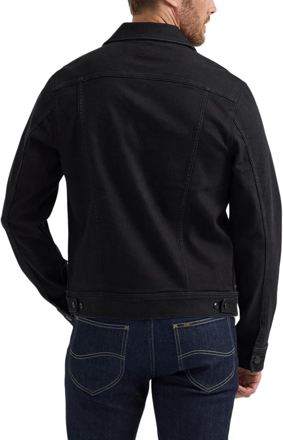 imageLee Mens Extreme Motion Rider JacketRinse Black
