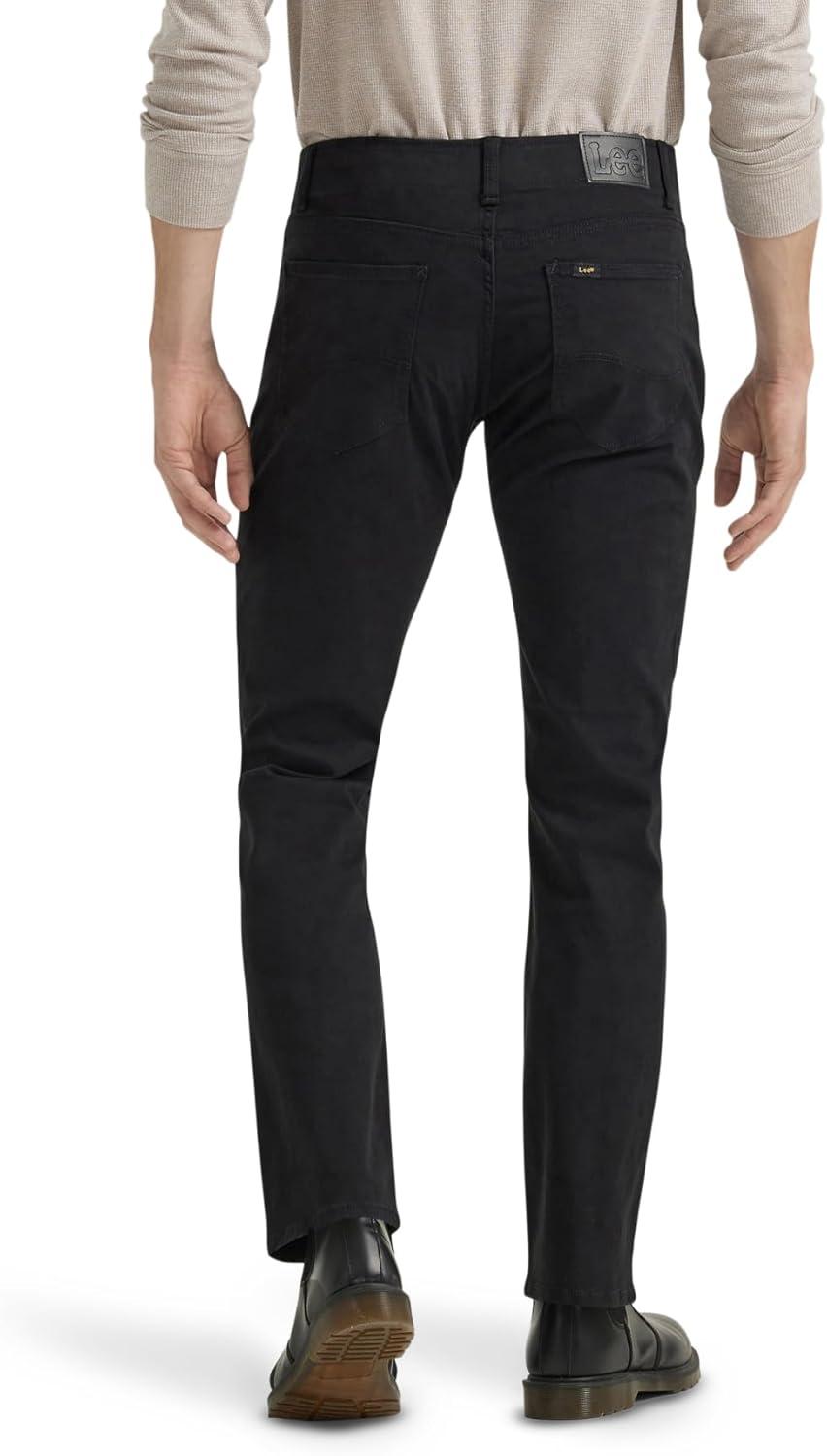 imageLee Mens Extreme Motion Straight Taper JeanBlack
