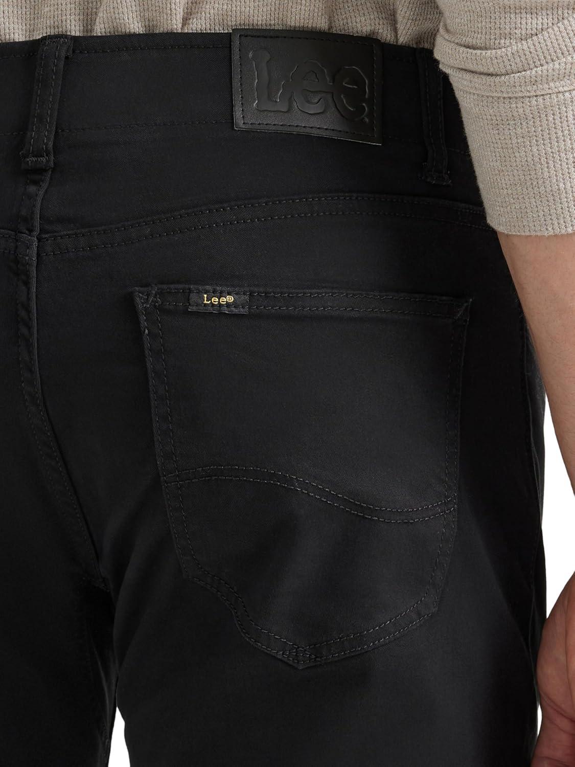 imageLee Mens Extreme Motion Straight Taper JeanBlack