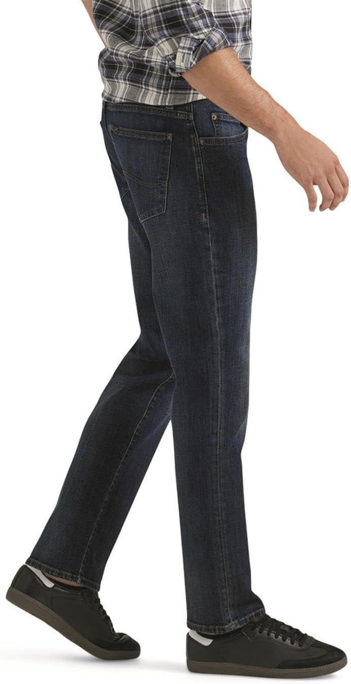 imageLee Mens Extreme Motion Straight Taper JeanBlue